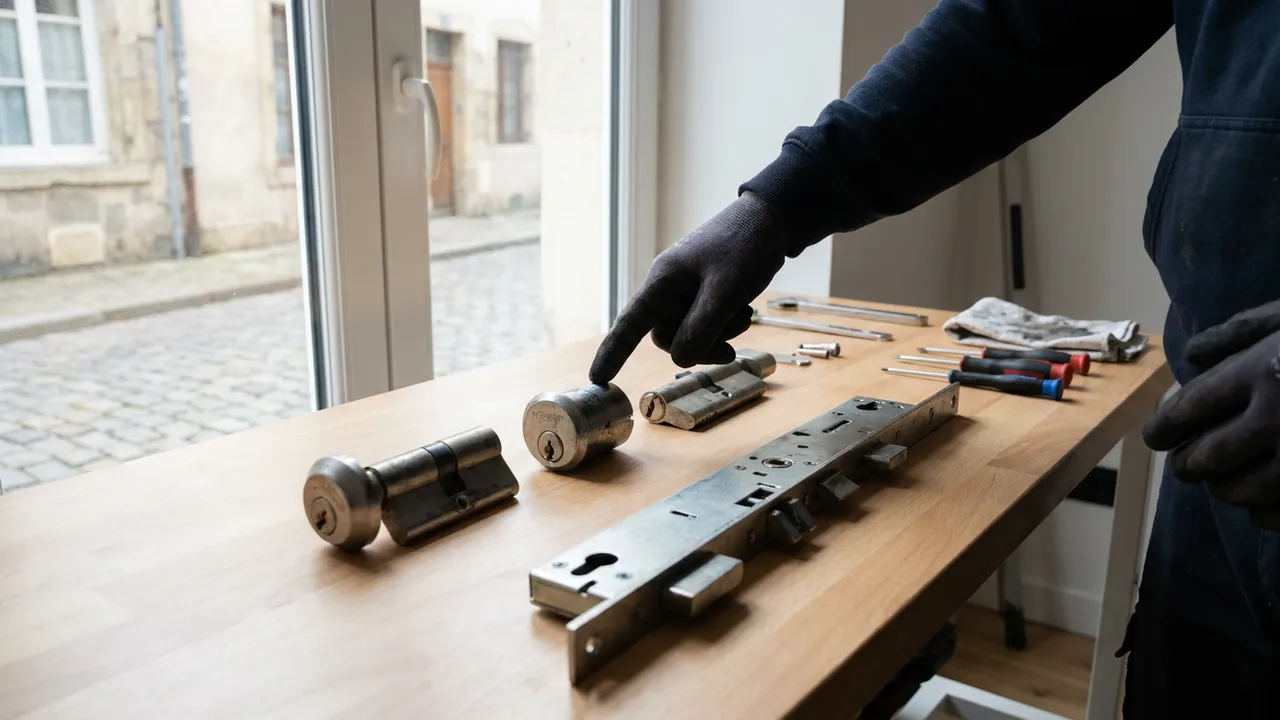 Installation d'une serrure multipoints certifiée A2P sur la porte d'un pavillon de Brunoy